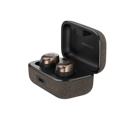 Sennheiser MOMENTUM True Wireless 4 Smart Earbuds with Bluetooth 5.4, Crystal-Clear Sound, Comfortable Design, 30-Hour Battery Life, Adaptive ANC, LE Audio and Auracast - Black Copper