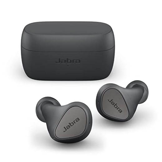 Jabra Elite 3 in Ear Bluetooth Truly Wireless in Ear Earbuds, Noise Isolating with mic for Clear Calls, Rich Bass, Customizable Sound, Mono Mode - Dark Grey