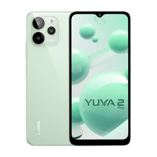 Lava Yuva 2 Pro (Glass Green, 4GB RAM, 64GB Storage)| 2.3 Ghz Octa Core Helio G37| 13 MP AI Triple Camera |Fingerprint Sensor| 5000 mAh Battery| Upto 7GB Expandable RAM