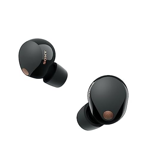 Sony WF-1000XM5 Wireless The Best Noise Cancelling Earbuds, Bluetooth, in-Ear Headphones with Microphone, Up to 36 Hours Battery Life and Quick Charge, Works with iOS & Android, Multi-Point - Black