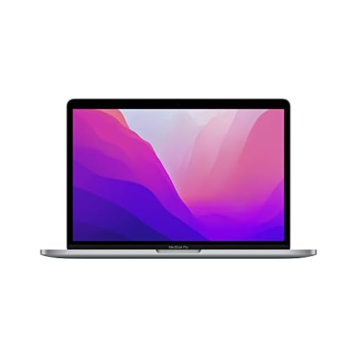 Apple 2022 MacBook Pro Laptop with M2 chip: 33.74 cm (13.3-inch) Retina Display, 8GB RAM, 512GB SSD ​​​​​​​Storage, Touch Bar, Backlit Keyboard, FaceTime HD Camera; Space Grey ​​​​​​​