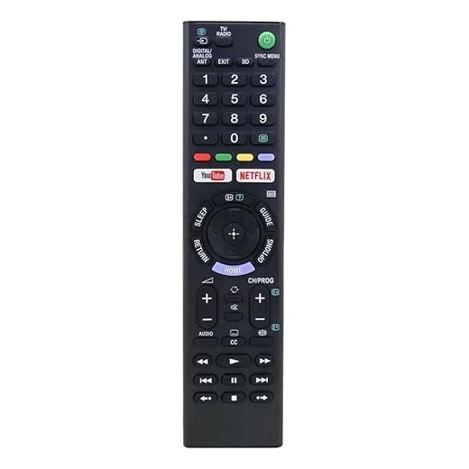 BLACKSHEEP Compatible for Sony Bravia LCD LED UHD OLED QLED 4K Ultra HD TV Remote Control with YouTube and Netflix Hotkeys Universal Replacement for Original, Sony Smart Android tv Remote Control