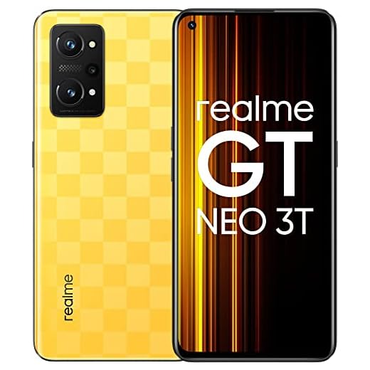 realme GT NEO 3T (Dash Yellow, 6GB+128GB) Qualcomm Snapdragon 870 | 64MP Camera