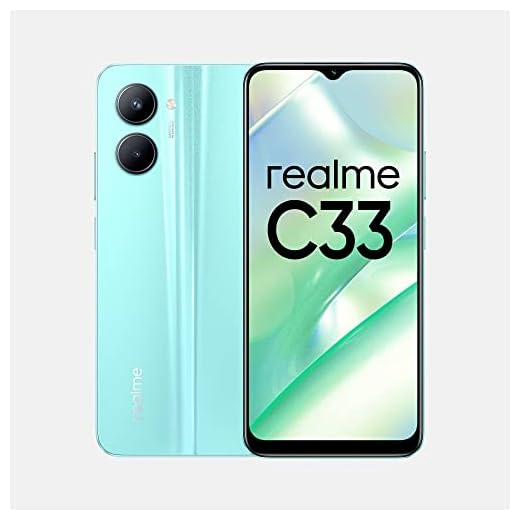 realme C33 (Aqua Blue, 4GB RAM, 64GB Storage)