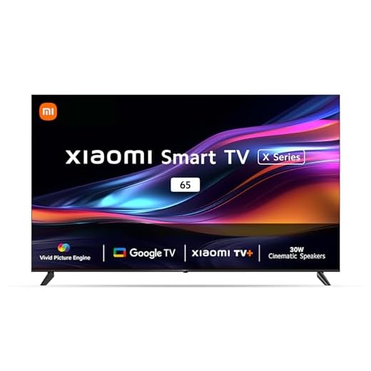 Xiaomi 165 cm (65 inches) X Series 4K Ultra HD Smart Google TV L65M8-A2IN (Black)