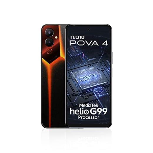 TECNO POVA 4 (Magma Orange,8GB RAM,128GB Storage)| 6nm Helio G99 Processor | 6000mAh Battery 18W Charger Included| 90Hz Refresh Rate | 50MP Rear Camera