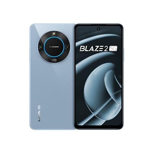 Lava Blaze 2 5G (Glass Blue, 4GB RAM, 64GB Storage)| Stunning Ring Light| 50 MP AI Camera |5000 mAh Battery| Upto 8 GB Expandable RAM