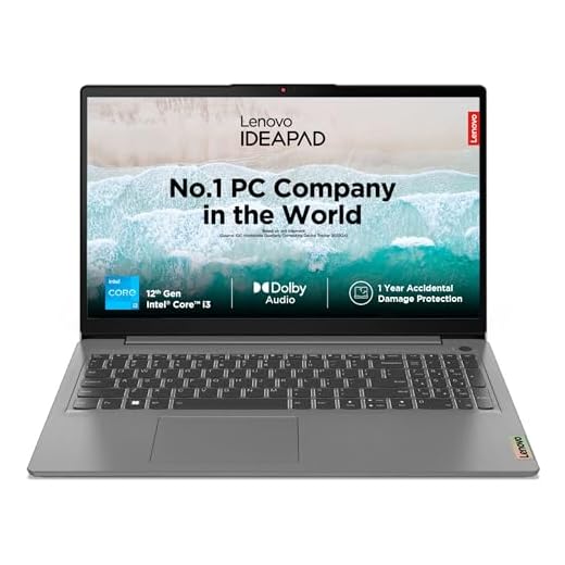 Lenovo IdeaPad Slim 3 Intel Core i3 12th Gen 15.6 inch (39.62cm) FHD Thin & Light Laptop (8GB/512GB SSD/Windows 11/Office 2021/3months Game Pass/Arctic Grey/1.63Kg), 82RK00VWIN