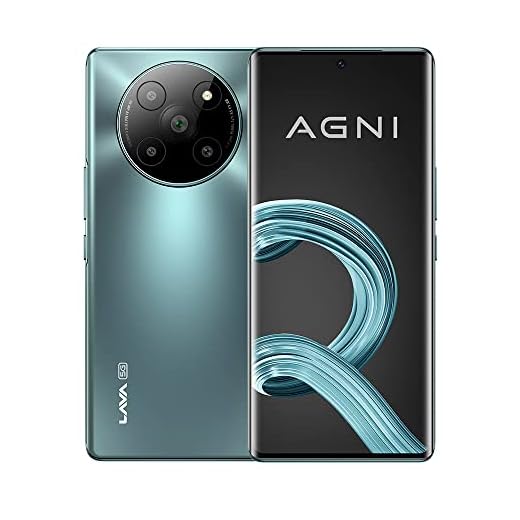 Lava Agni 2 5G (Glass Viridian, 8GB RAM, 256GB Storage) | India's First Dimensity 7050 Processor | 120 Hz Curved Amoled Display | 13 5G Bands | Superfast 66W Charging | Clean Android