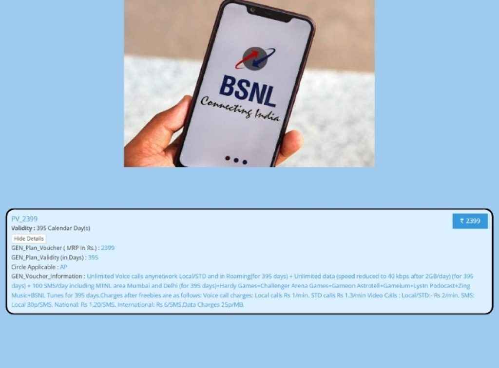 BSNL Top Plan