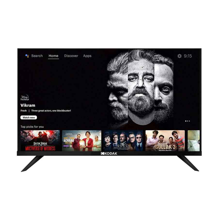 Kodak 43 inch Smart Android LED TV (43UHDX7XPROBL)