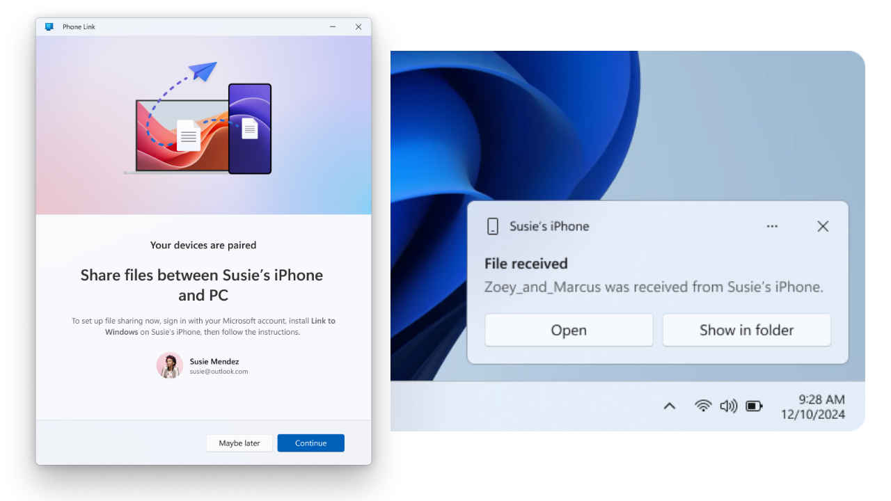 Microsoft may introduce easy file sharing between iPhones and Windows PCs with this new feature