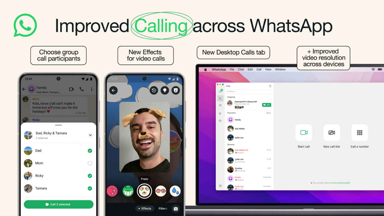 WhatsApp gets 4 new calling features: Select group call participants and more